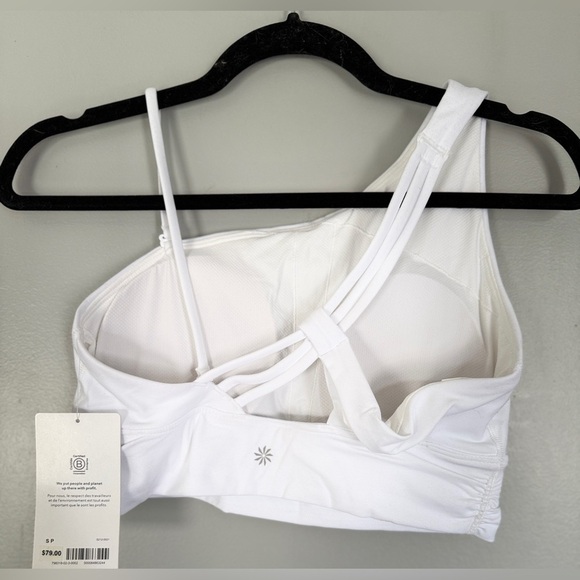 NWT Athleta One-Shoulder Crop Top/ Bra - Picture 4 of 4